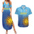 Custom Uruguay La Celeste Football Couples Matching Summer Maxi Dress and Hawaiian Shirt Go Champions 2024 LT9 - Wonder Print Shop