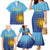 Custom Uruguay La Celeste Football Family Matching Mermaid Dress and Hawaiian Shirt Go Champions 2024 LT9 - Wonder Print Shop