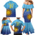 Custom Uruguay La Celeste Football Family Matching Mermaid Dress and Hawaiian Shirt Go Champions 2024 LT9 - Wonder Print Shop