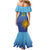 Custom Uruguay La Celeste Football Family Matching Mermaid Dress and Hawaiian Shirt Go Champions 2024 LT9 - Wonder Print Shop