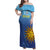 Custom Uruguay La Celeste Football Family Matching Off Shoulder Maxi Dress and Hawaiian Shirt Go Champions 2024 LT9 - Wonder Print Shop