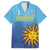 Custom Uruguay La Celeste Football Family Matching Puletasi and Hawaiian Shirt Go Champions 2024 - Wonder Print Shop