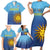 Custom Uruguay La Celeste Football Family Matching Short Sleeve Bodycon Dress and Hawaiian Shirt Go Champions 2024 - Wonder Print Shop