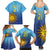 Custom Uruguay La Celeste Football Family Matching Summer Maxi Dress and Hawaiian Shirt Go Champions 2024 - Wonder Print Shop