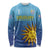 Custom Uruguay La Celeste Football Long Sleeve Shirt Go Champions 2024 - Wonder Print Shop