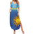 Custom Uruguay La Celeste Football Summer Maxi Dress Go Champions 2024 - Wonder Print Shop