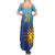 Custom Uruguay La Celeste Football Summer Maxi Dress Go Champions 2024 - Wonder Print Shop