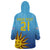 Custom Uruguay La Celeste Football Wearable Blanket Hoodie Go Champions 2024 - Wonder Print Shop