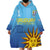 Custom Uruguay La Celeste Football Wearable Blanket Hoodie Go Champions 2024 - Wonder Print Shop