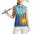 Custom Uruguay La Celeste Football Women Sleeveless Polo Shirt Go Champions 2024 - Wonder Print Shop