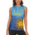 Custom Uruguay La Celeste Football Women Sleeveless Polo Shirt Go Champions 2024 - Wonder Print Shop