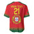 Custom Portugal Football Baseball Jersey Come On A Selecao das Quinas LT9 - Wonder Print Shop