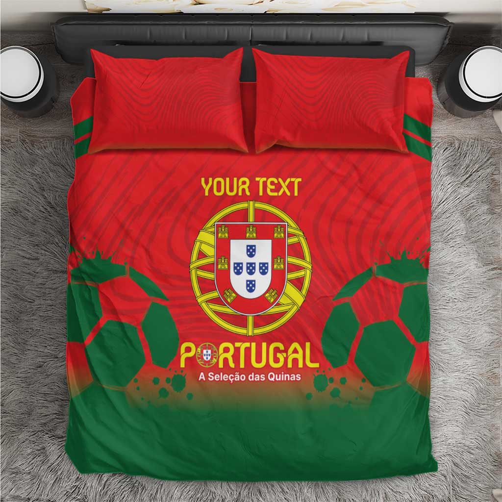 Custom Portugal Football Bedding Set Come On A Selecao das Quinas LT9 - Wonder Print Shop