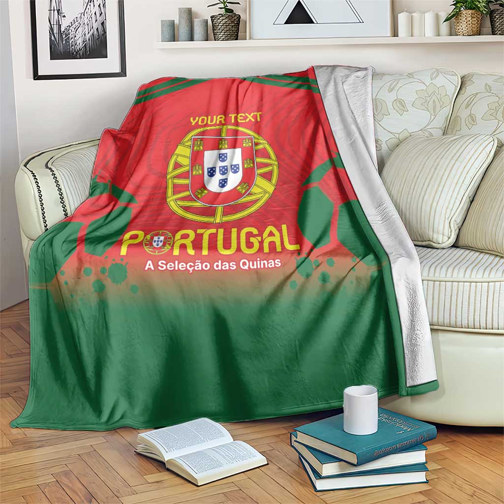 Custom Portugal Football Blanket Come On A Selecao das Quinas