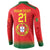 Custom Portugal Football Button Sweatshirt Come On A Selecao das Quinas LT9 - Wonder Print Shop