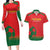 Custom Portugal Football Couples Matching Long Sleeve Bodycon Dress and Hawaiian Shirt Come On A Selecao das Quinas LT9 - Wonder Print Shop