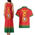 Custom Portugal Football Couples Matching Tank Maxi Dress and Hawaiian Shirt Come On A Selecao das Quinas LT9 - Wonder Print Shop