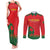 Custom Portugal Football Couples Matching Tank Maxi Dress and Long Sleeve Button Shirt Come On A Selecao das Quinas LT9 - Wonder Print Shop