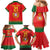 Custom Portugal Football Family Matching Mermaid Dress and Hawaiian Shirt Come On A Selecao das Quinas LT9 - Wonder Print Shop