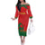 Custom Portugal Football Family Matching Off The Shoulder Long Sleeve Dress and Hawaiian Shirt Come On A Selecao das Quinas - Wonder Print Shop