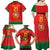 Custom Portugal Football Family Matching Off Shoulder Maxi Dress and Hawaiian Shirt Come On A Selecao das Quinas LT9 - Wonder Print Shop