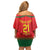 Custom Portugal Football Family Matching Off Shoulder Short Dress and Hawaiian Shirt Come On A Selecao das Quinas LT9 - Wonder Print Shop