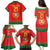 Custom Portugal Football Family Matching Puletasi and Hawaiian Shirt Come On A Selecao das Quinas - Wonder Print Shop