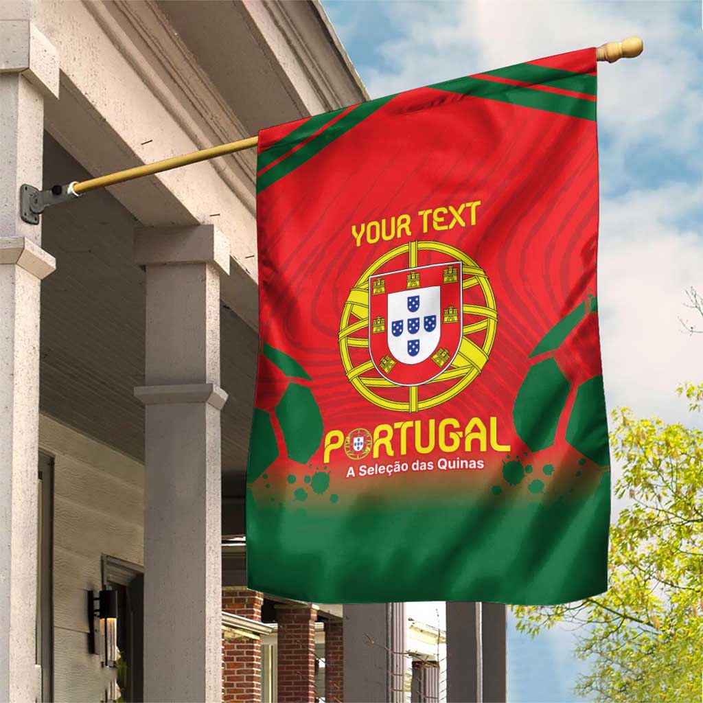 Custom Portugal Football Garden Flag Come On A Selecao das Quinas - Wonder Print Shop