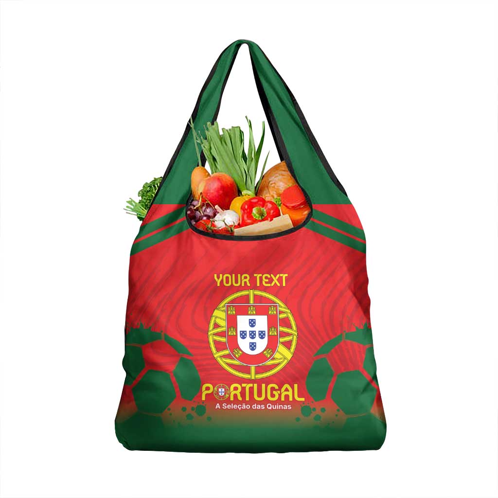 Custom Portugal Football Grocery Bag Come On A Selecao das Quinas