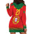 Custom Portugal Football Hoodie Dress Come On A Selecao das Quinas - Wonder Print Shop