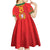 Custom Portugal Football Kid Short Sleeve Dress Come On A Selecao das Quinas - Wonder Print Shop