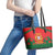 Custom Portugal Football Leather Tote Bag Come On A Selecao das Quinas - Wonder Print Shop