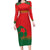 Custom Portugal Football Long Sleeve Bodycon Dress Come On A Selecao das Quinas - Wonder Print Shop