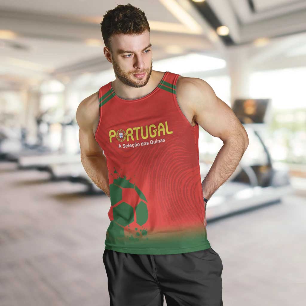 Custom Portugal Football Men Tank Top Come On A Selecao das Quinas - Wonder Print Shop