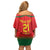 Custom Portugal Football Off Shoulder Short Dress Come On A Selecao das Quinas - Wonder Print Shop