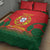 Custom Portugal Football Quilt Bed Set Come On A Selecao das Quinas - Wonder Print Shop