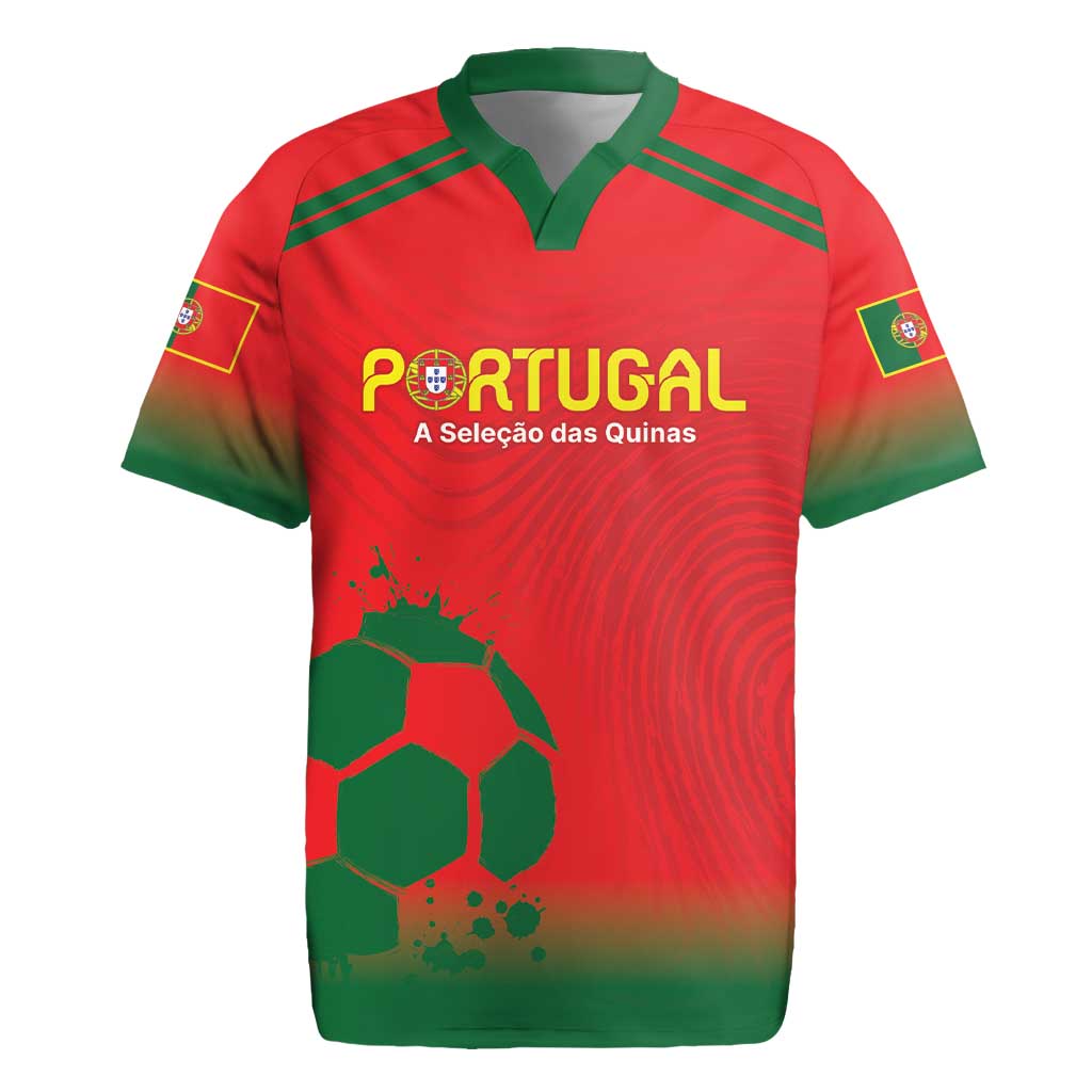 Custom Portugal Football Rugby Jersey Come On A Selecao das Quinas - Wonder Print Shop