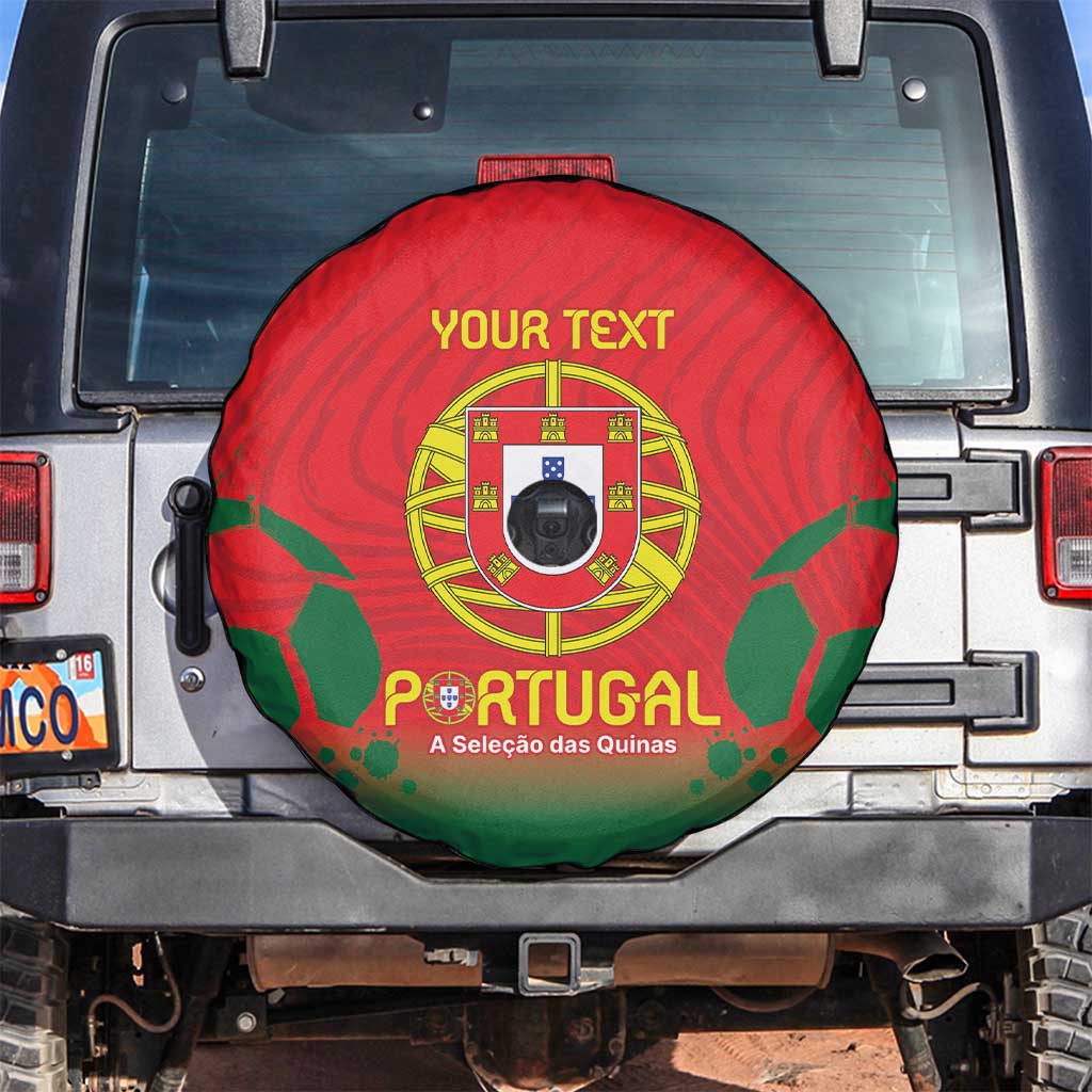 Custom Portugal Football Spare Tire Cover Come On A Selecao das Quinas - Wonder Print Shop