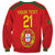 Custom Portugal Football Sweatshirt Come On A Selecao das Quinas - Wonder Print Shop