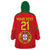 Custom Portugal Football Wearable Blanket Hoodie Come On A Selecao das Quinas - Wonder Print Shop