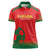 Custom Portugal Football Women Polo Shirt Come On A Selecao das Quinas - Wonder Print Shop