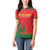 Custom Portugal Football Women Polo Shirt Come On A Selecao das Quinas - Wonder Print Shop