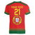 Custom Portugal Football Women V-Neck T-Shirt Come On A Selecao das Quinas - Wonder Print Shop