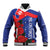 Slovakia Flag Mixed Rose Flowers Baseball Jacket LT9 - Wonder Print Shop