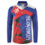 Slovakia Flag Mixed Rose Flowers Button Sweatshirt LT9 - Wonder Print Shop