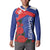 Slovakia Flag Mixed Rose Flowers Button Sweatshirt LT9 - Wonder Print Shop