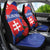 Slovakia Flag Mixed Rose Flowers Car Seat Cover LT9 - Wonder Print Shop