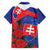 Slovakia Flag Mixed Rose Flowers Family Matching Long Sleeve Bodycon Dress and Hawaiian Shirt LT9 - Wonder Print Shop