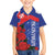 Slovakia Flag Mixed Rose Flowers Family Matching Puletasi and Hawaiian Shirt - Wonder Print Shop