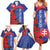 Slovakia Flag Mixed Rose Flowers Family Matching Summer Maxi Dress and Hawaiian Shirt - Wonder Print Shop